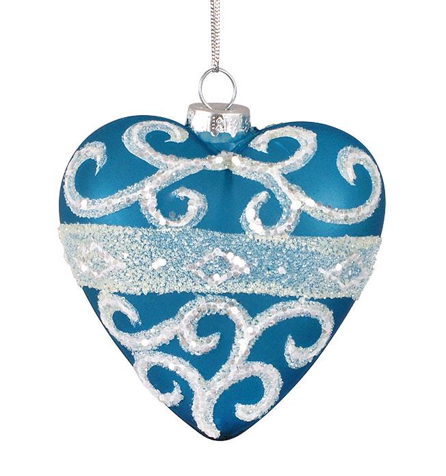 Елочное украшение Серце BonaDi (NY29-A92)