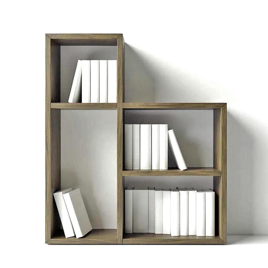 Полка книжная настольная из дерева Гуарана Палисандр (КПА-004802)