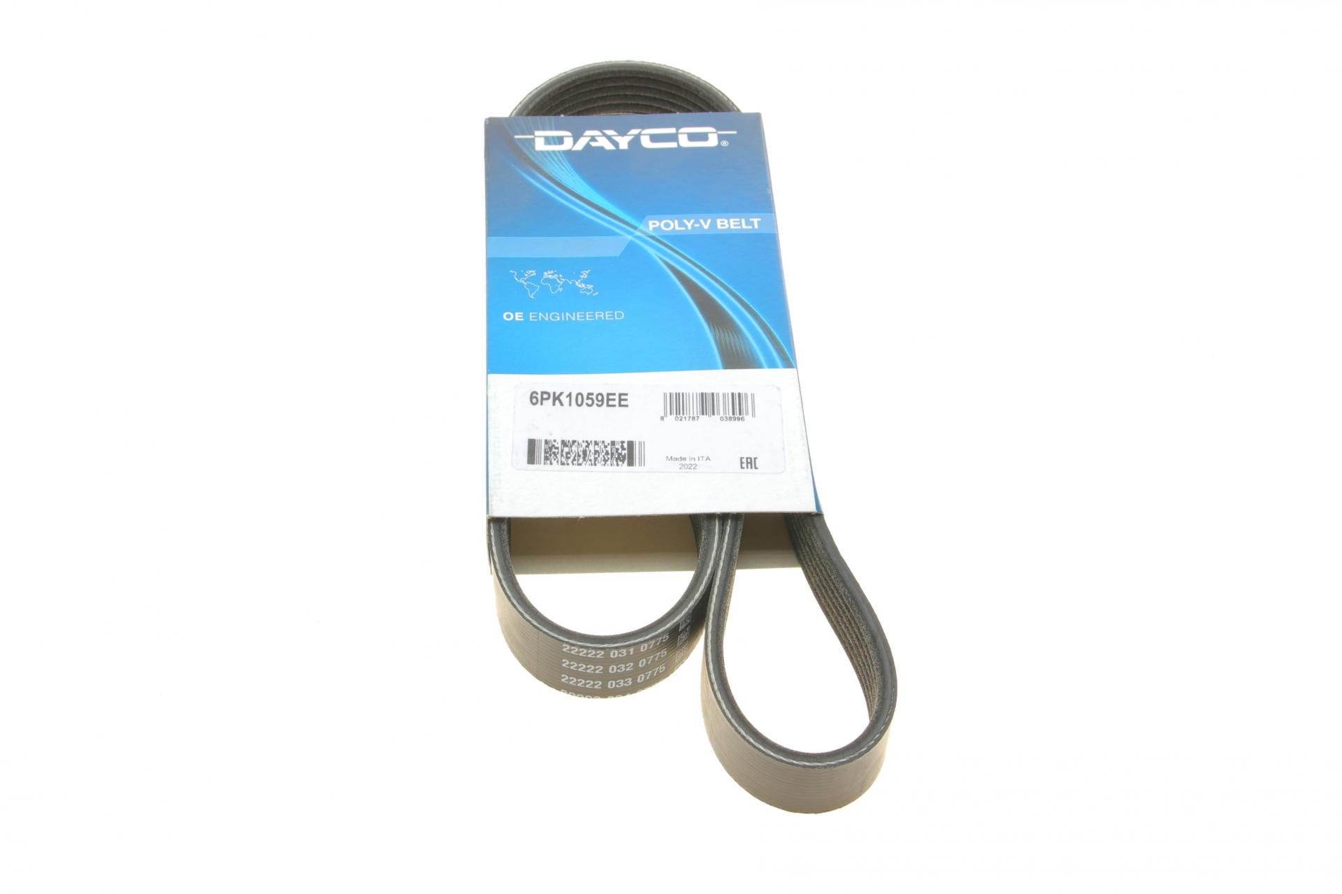 Ремень генератора DAYCO Ford Focus 1.6i 03- (6PK1059EE)
