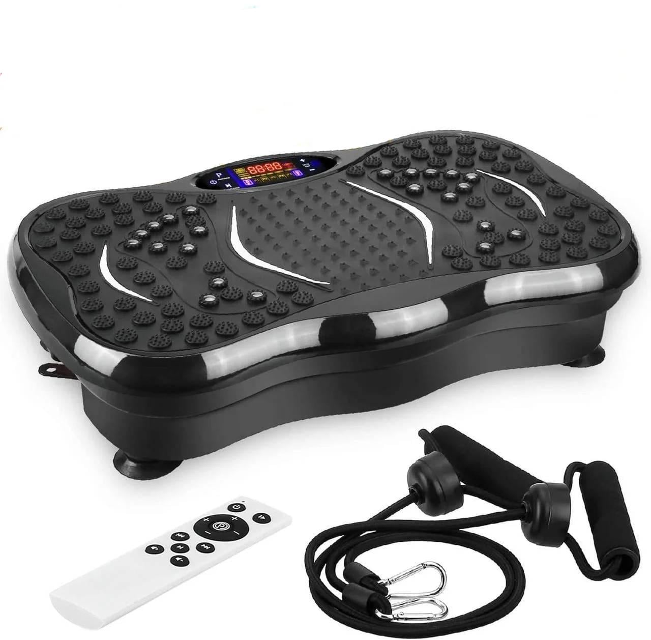 Виброплатформа для снижения веса FITMODEL VIBRO200 петлями и эспандерами Черный (N2281923) Виброплатформа для снижения веса FITMODEL VIBRO200 петлями и эспандерами Черный (N2281923)