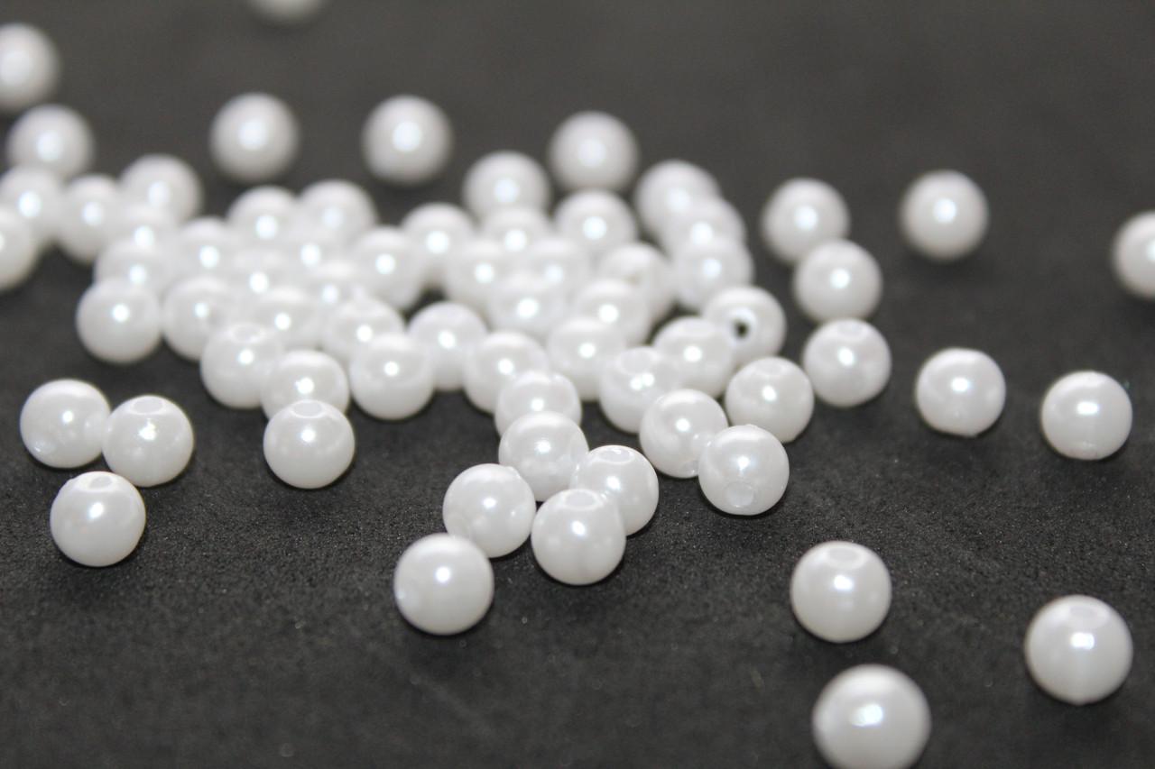 Намистини Перли штучні 10 мм 25 г Білий (2519834117) - фото 2 Намистини Перли штучні 10 мм 25 г Білий (2519834117) - фото 2