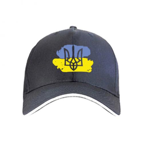 Кепка Флаг Украины и Герб Черный (180946-2-30433)