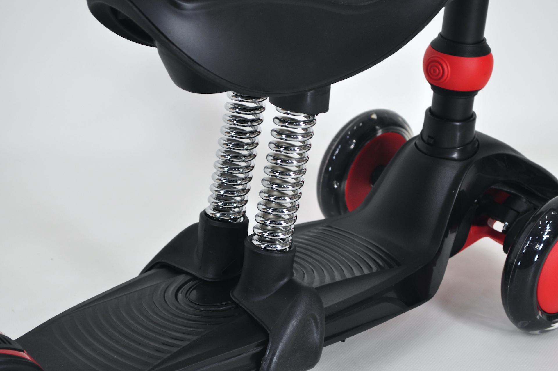 Самокат біговел Maraton Credo 3в1 дитячий триколісний з сидінням та батьківською ручкою Чорний - фото 11 Самокат біговел Maraton Credo 3в1 дитячий триколісний з сидінням та батьківською ручкою Чорний - фото 11