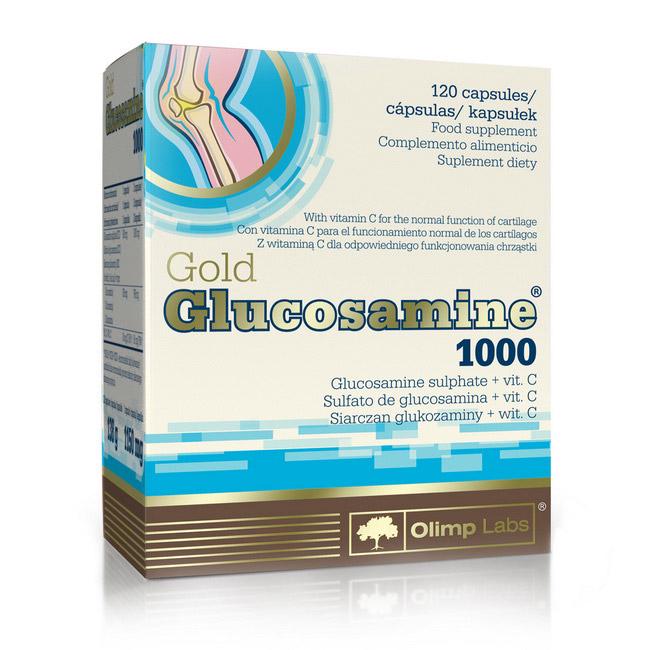 Глюкозамин сульфат с витамином C Olimp Gold Glucosamine 1000 120 капс.