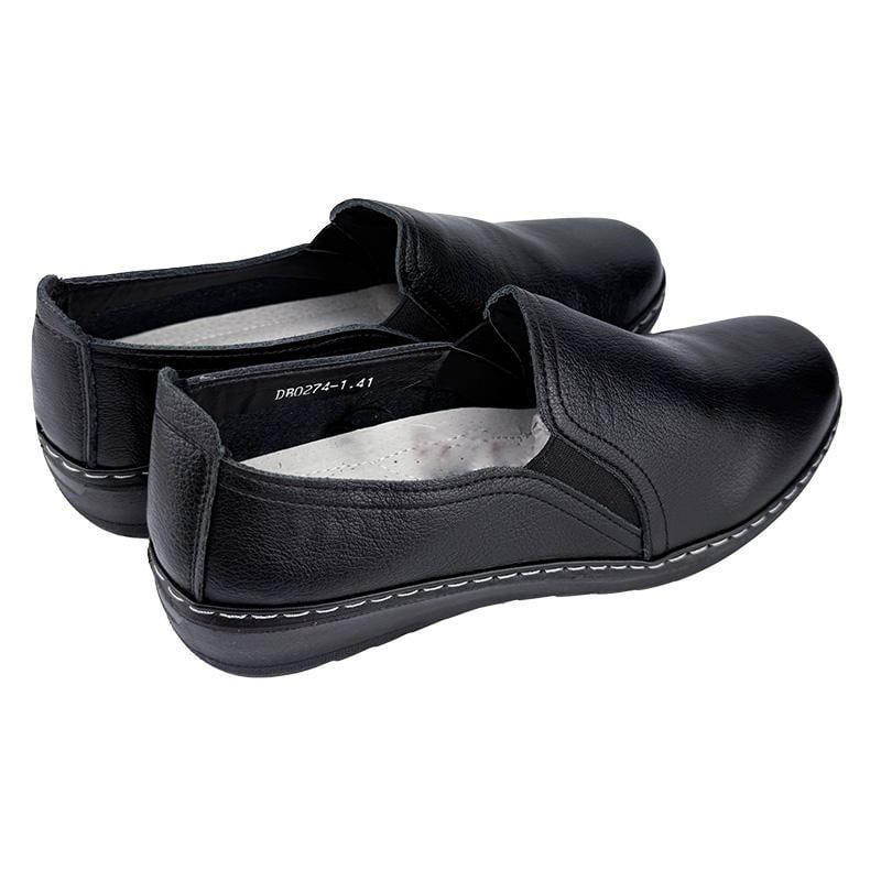 Мокасини жіночі шкіряні батали 2074-1 p. 41 26 см Чорний - фото 4 Мокасини жіночі шкіряні батали 2074-1 p. 41 26 см Чорний - фото 4