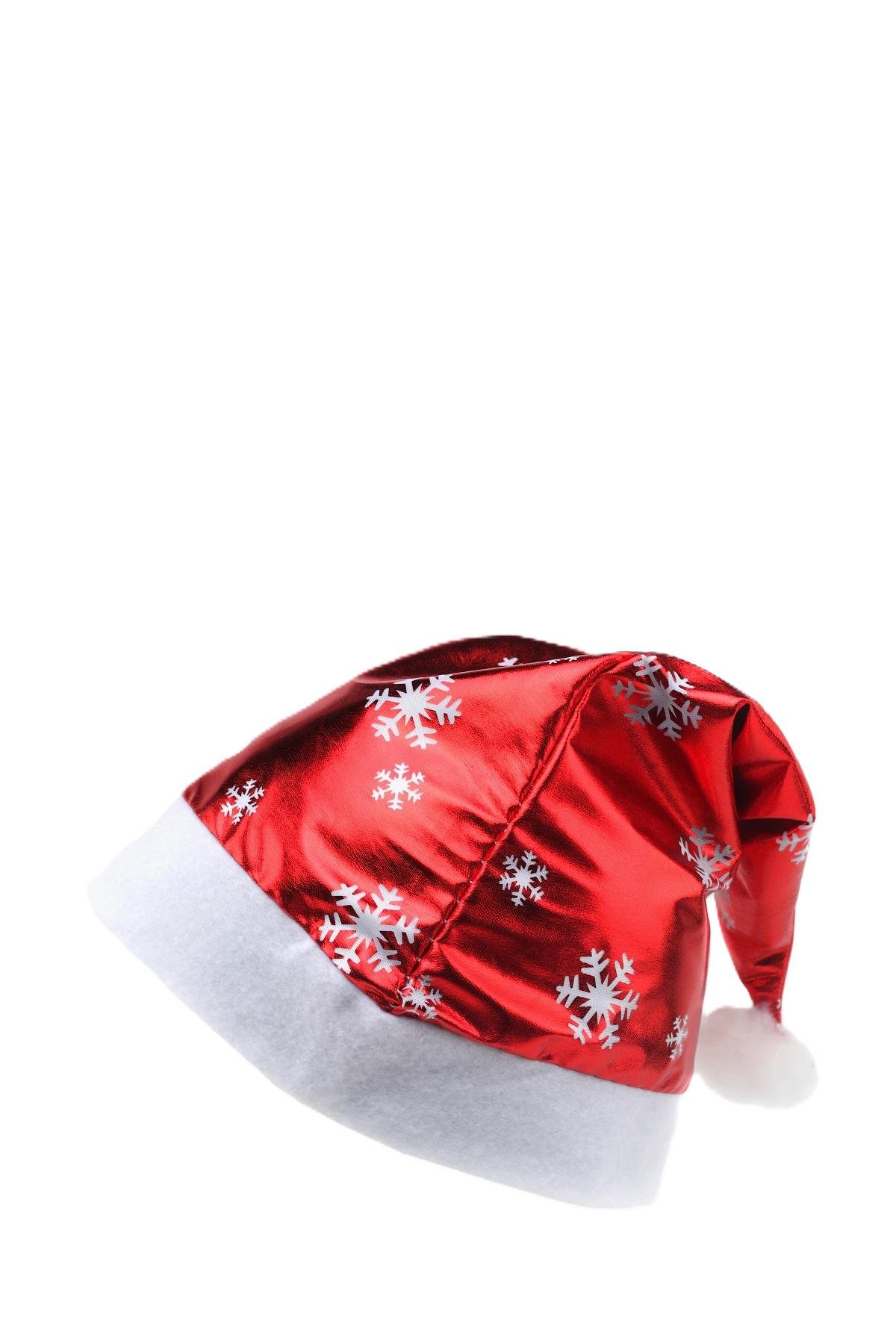 Шапка карнавальная новогодняя Stenson R95956 28x40 см Красный (606832) - фото 2 Шапка карнавальная новогодняя Stenson R95956 28x40 см Красный (606832) - фото 2