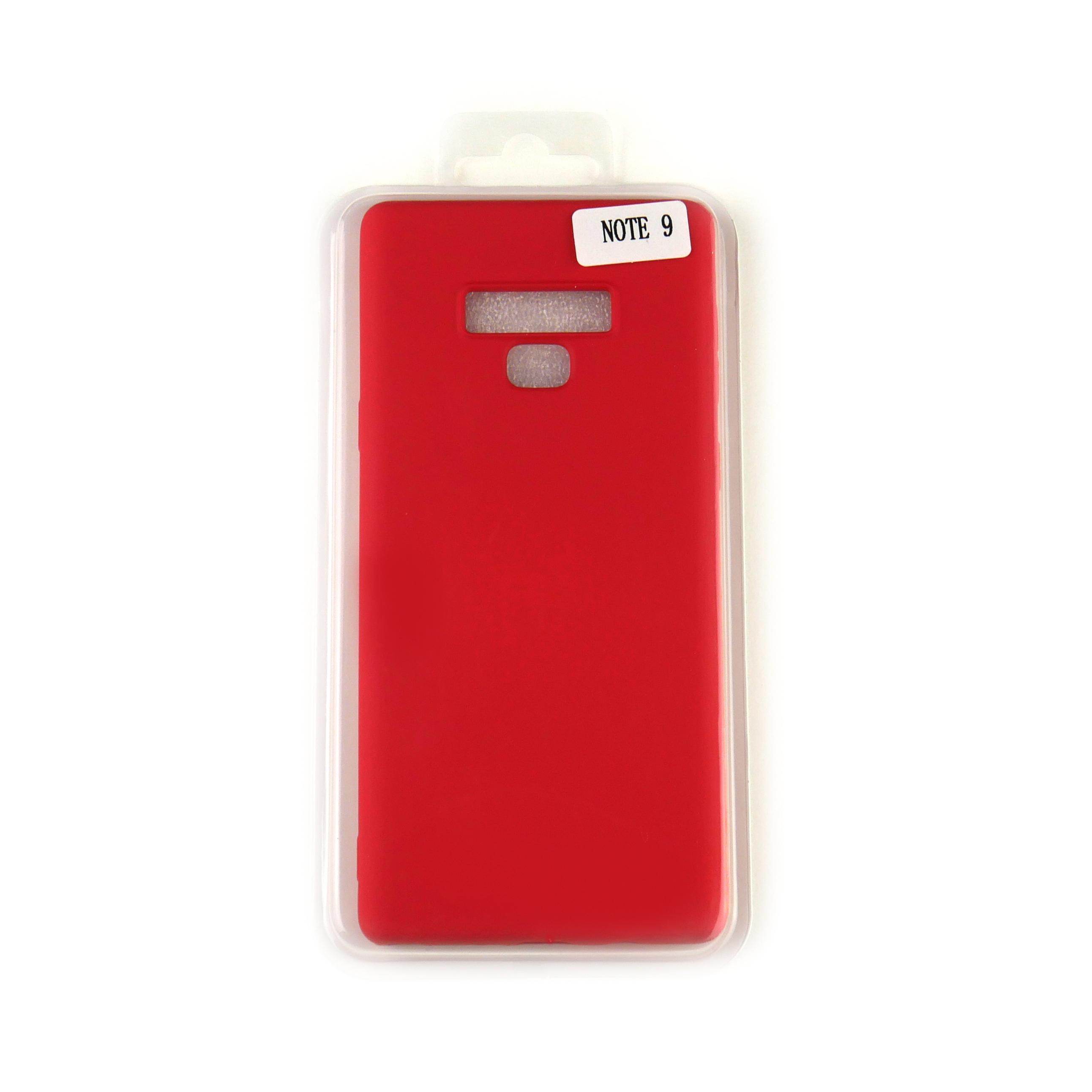 Чехол Silicone Case Full Cover Samsung Note 9 Красный