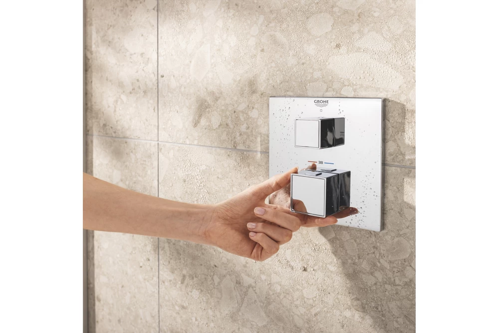 Душевая система Grohe QuickFix Precision Cube из Vitalio Rain Mono 310 Cube 34879000 (22869840) - фото 4