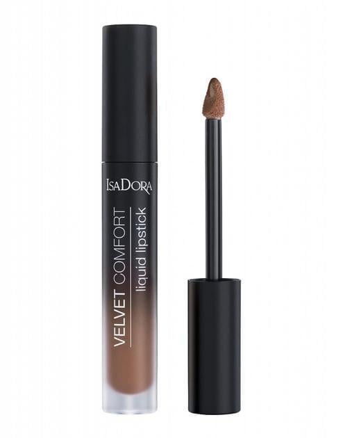 Помада для губ жидкая Isadora Velvet Comfort Liquid Lipstick 4 мл 68 Cool Brown (380969)