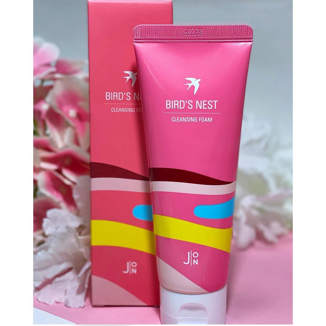 Пенка для умывания Ласточкино гнездо Bird's Nest Cleansing Foam J:ON 100 мл (8802929005492) - фото 2