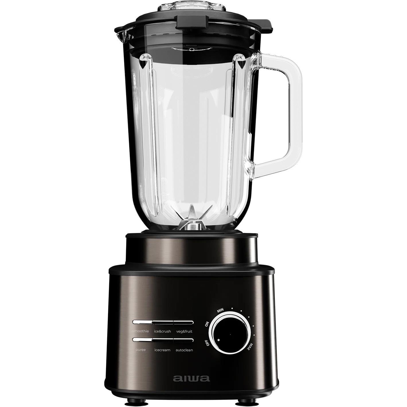 Блендер стационарный AIWA Saberu 2500 6 скоростей стеклянная чаша 2500 Вт 1,5 л (ATB2500)