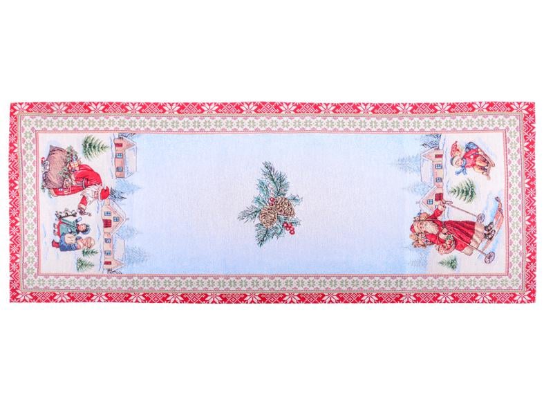 Ранер гобеленовый с люрексом Lefard Hiver 40x100 см (716-039) Ранер гобеленовый с люрексом Lefard Hiver 40x100 см (716-039)