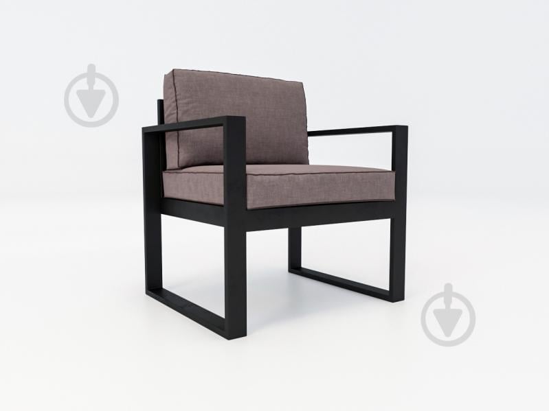 Мягкое кресло на металлическом каркасе JecksonLoft Универсал, Коричневый 038