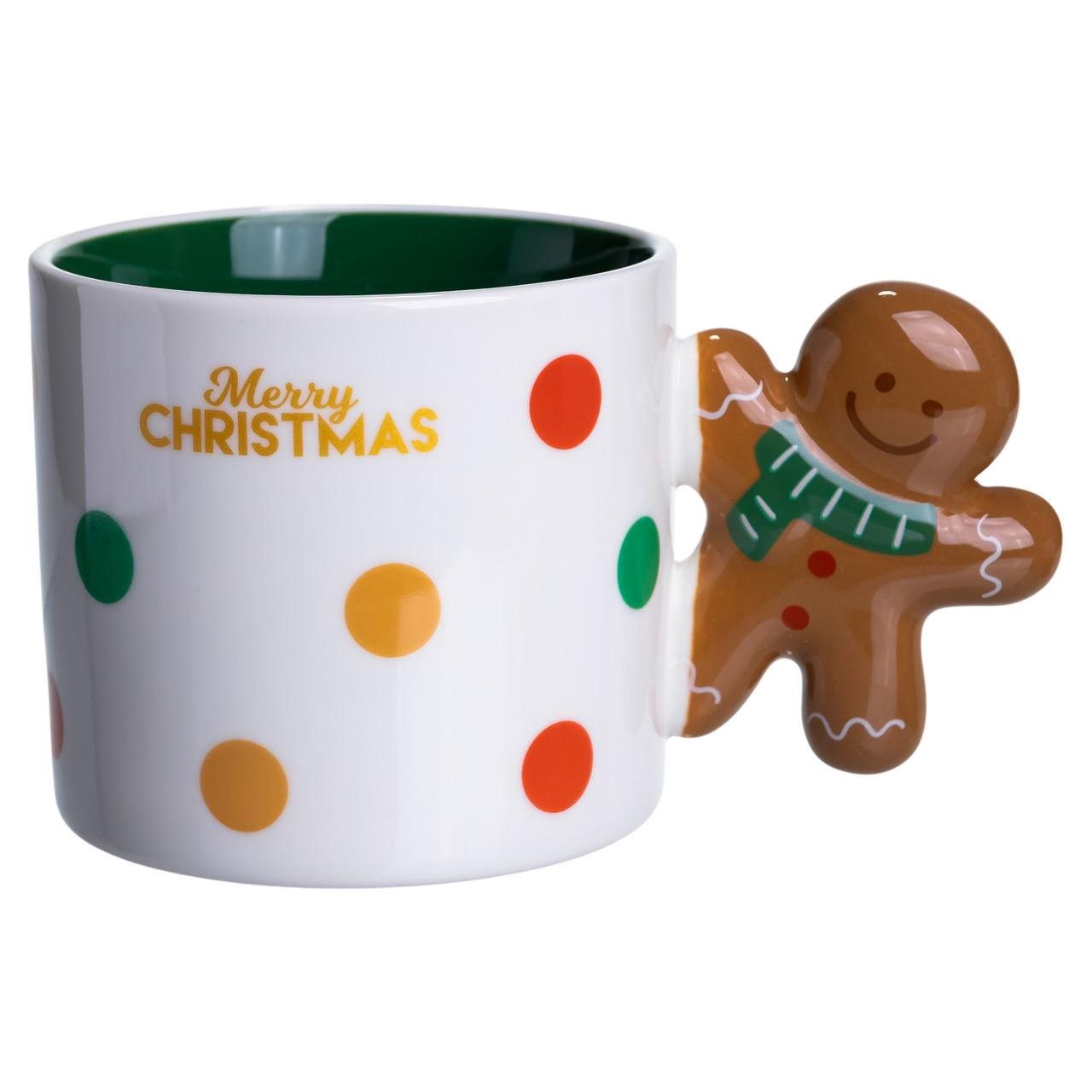 Чашка порцелянова Пряничний чоловічок 400 мл (FM-CS-51WGR) - фото 2 Чашка порцелянова Пряничний чоловічок 400 мл (FM-CS-51WGR) - фото 2