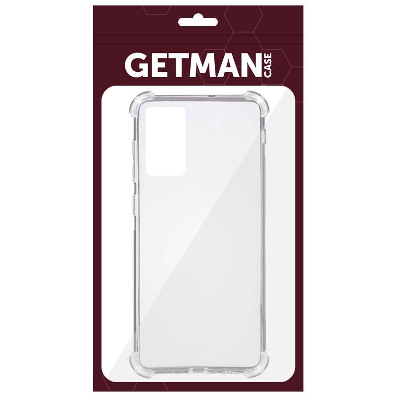 Противоударный TPU Чехол GETMAN Ease logo усиленные углы для Oppo Reno 10 / 10 Pro Бесцветный (прозрачный)
