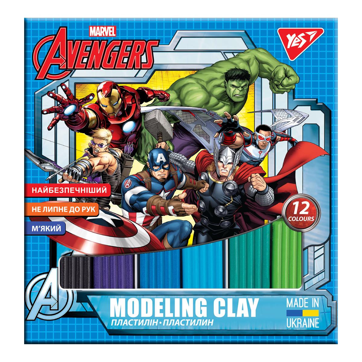 Пластилін YES Marvel Avengers (540509)