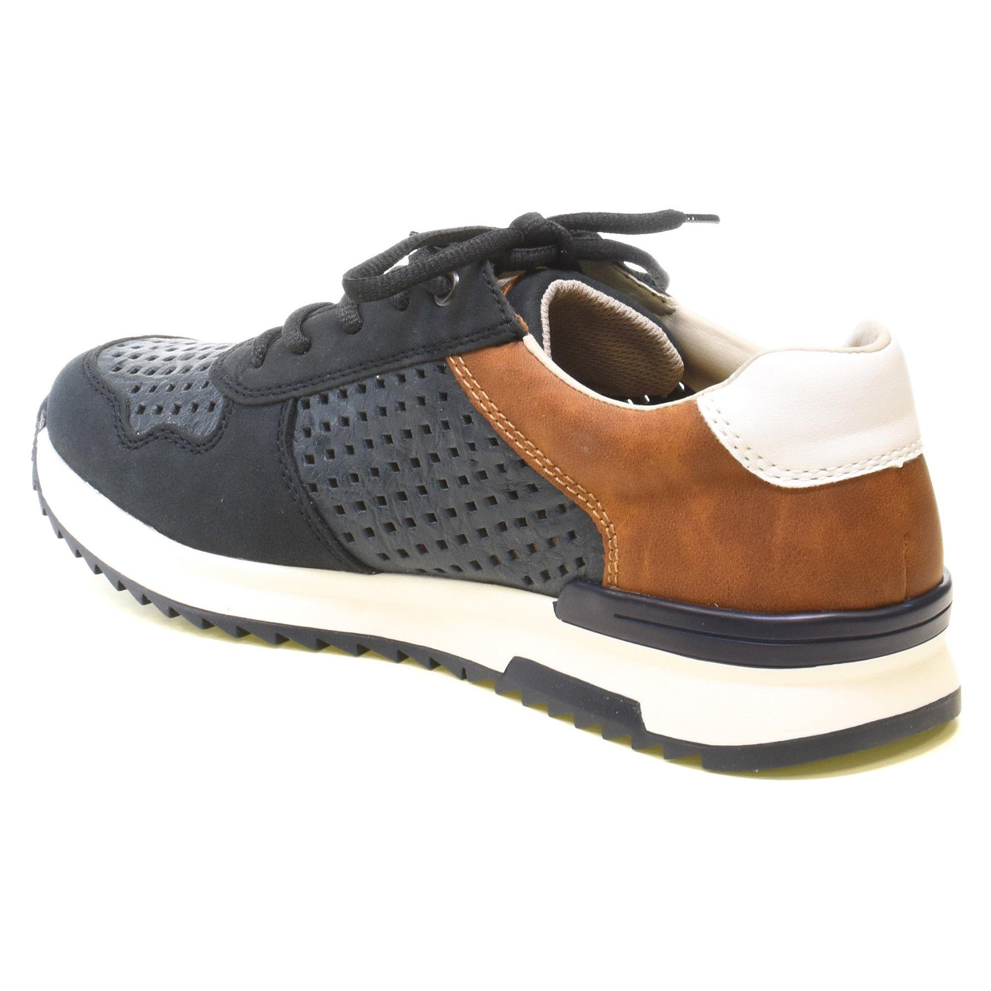 Кроссовки мужские Rieker р. 42 Синий/Коричневый (89172-42) - фото 11