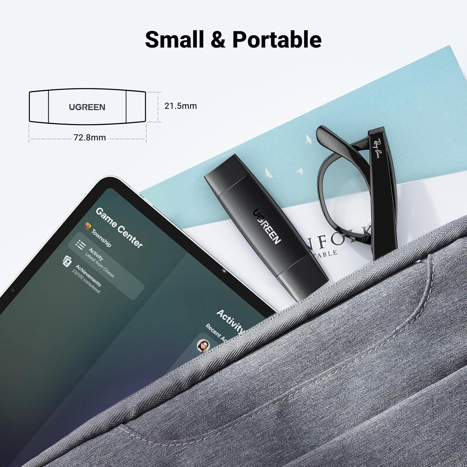 Картридер UGREEN CM304 4in1 Black (80191) - фото 14