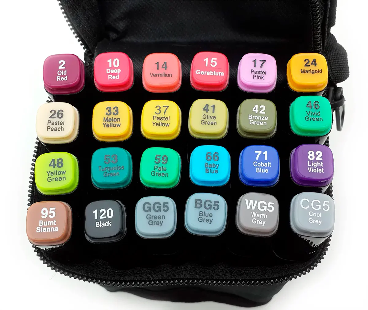 Набір маркерів двосторонніх 24 шт. (400) - фото 4 Набір маркерів двосторонніх 24 шт. (400) - фото 4