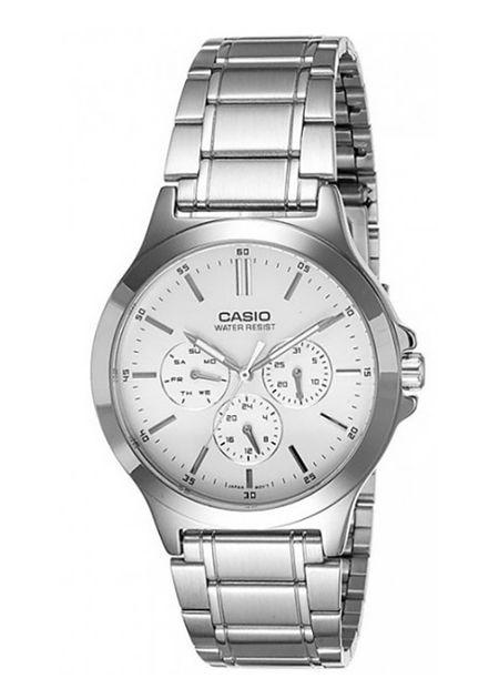 Наручные часы женские Casio LTP-V300D-7AUDF d 30 мм Серебряные (LTP-V300D-7AUDF)