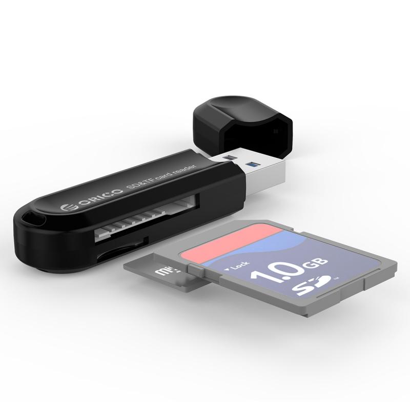 Кардридер Orico CRS21-BK USB 3.0 для карт SD/microSD c поддержкой OTG и карт до 2 ТБ Черный - фото 4