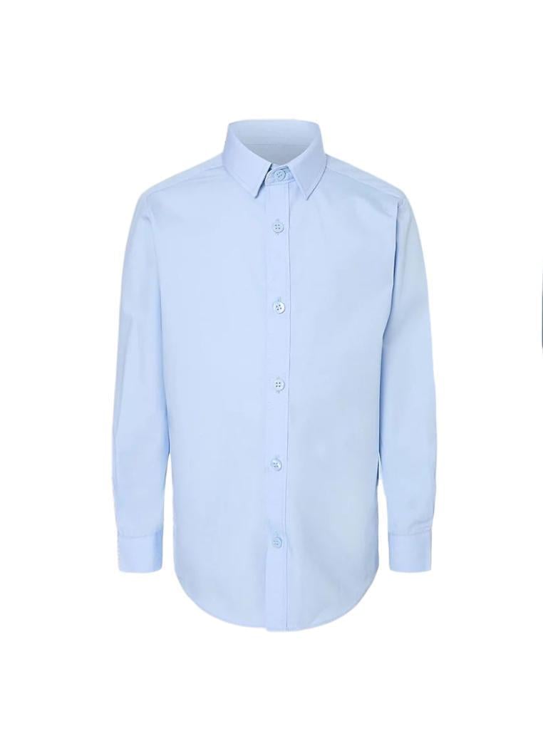 Сорочка підліткова для хлопчика Slim Fit з довгим рукавом George 152-158 см Блакитний (25091745) Сорочка підліткова для хлопчика Slim Fit з довгим рукавом George 152-158 см Блакитний (25091745)