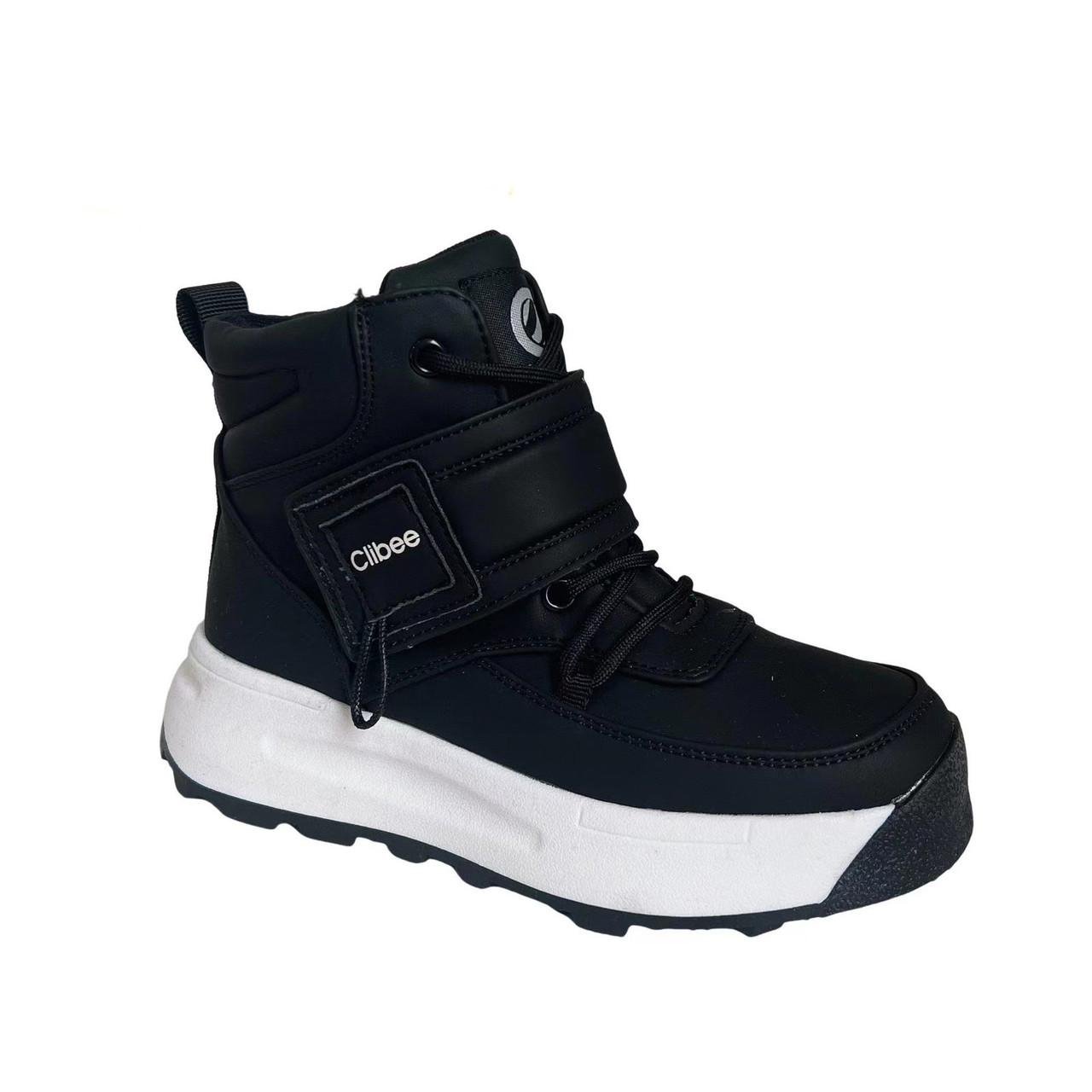 Черевики демісезонні для дівчаток Clibee KC5132513/34 р. 34 Чорний