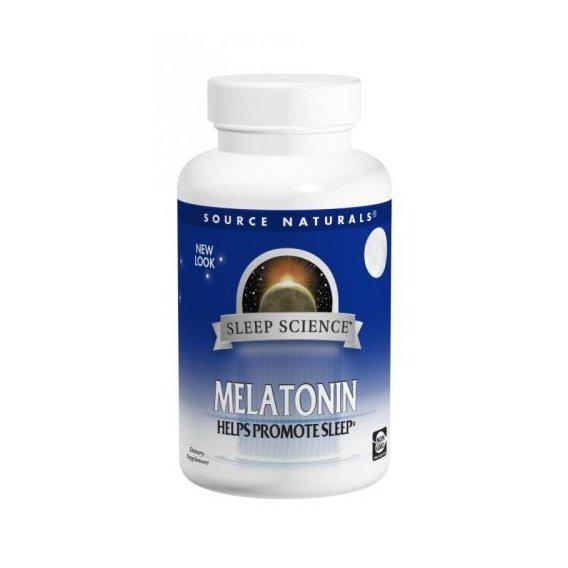 Мелатонін для сну Source Naturals Melatonin 1 мг 200 Tabs