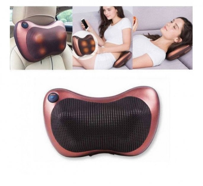 Подушка массажная Massage Pillow для шеи и спины с инфракрасным подогревом - фото 4 Подушка массажная Massage Pillow для шеи и спины с инфракрасным подогревом - фото 4