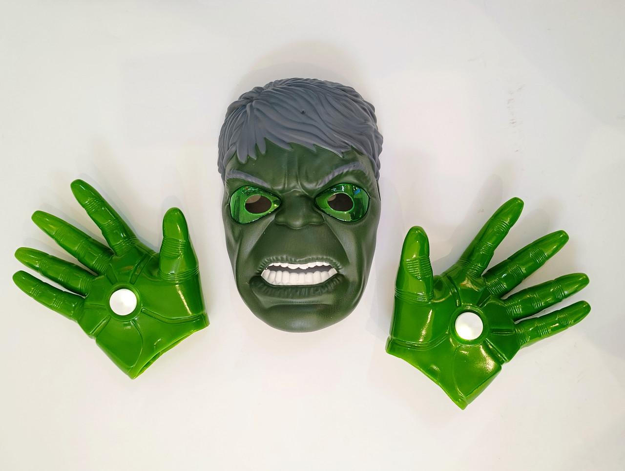 Набор Халка маска и перчатки 47х24х7 см - фото 3 Набор Халка маска и перчатки 47х24х7 см - фото 3