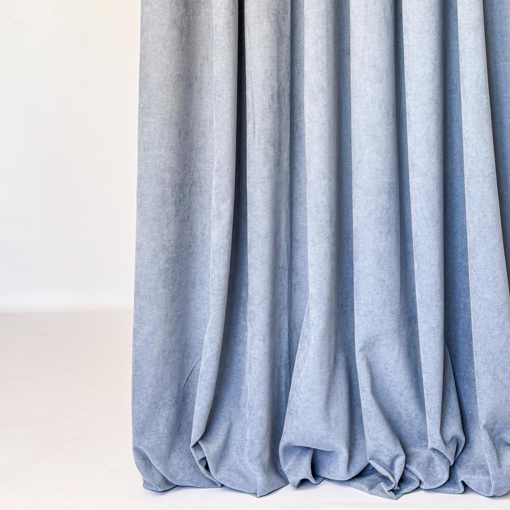 Тканина портьєрна однотонна Californiaі V-43 300 см 258 гр/м2 Джинс