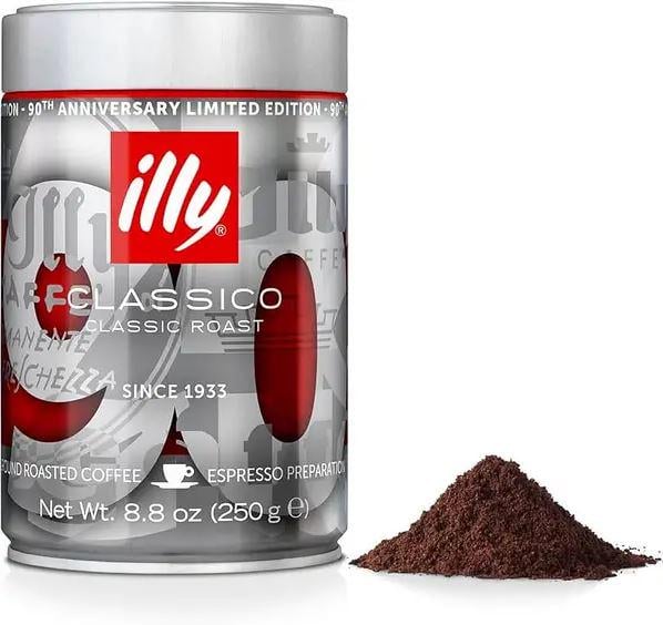 Кофе молотый Illy Classico 90 Limited Edition 250 г