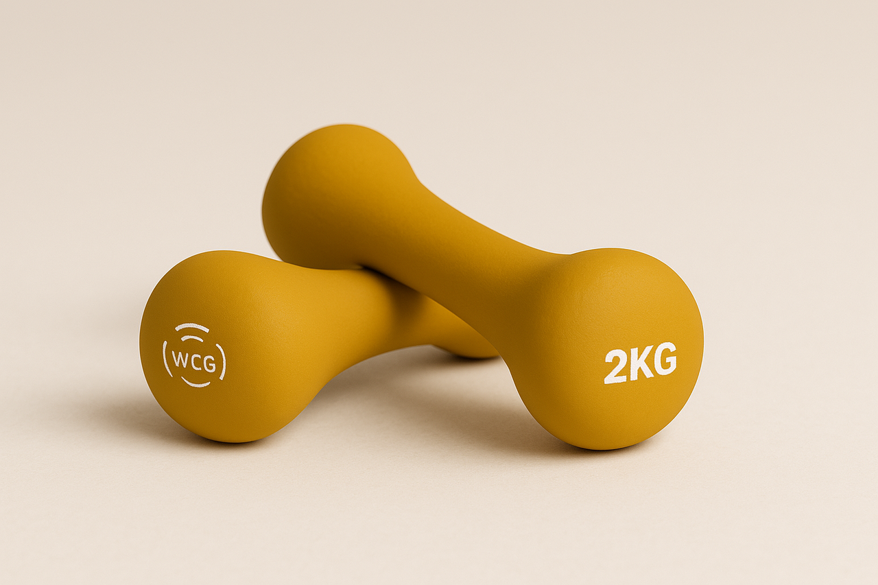 Гантель для фитнеса WCG неопреновая 2 кг (W-120-2) - фото 2