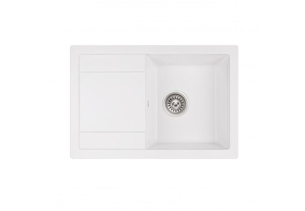 Кухонная мойка Q-tap CS 7449 White (QT7449WHI650)