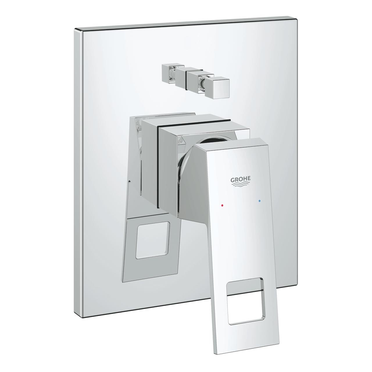 Зовнішня частина змішувача Grohe EUROCUBE 19896000 з перемикачем Хром (111772)