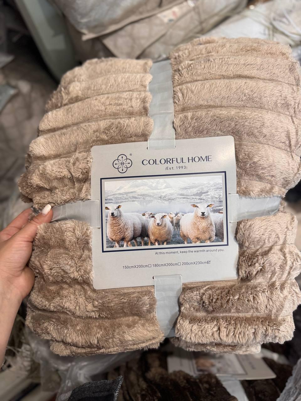 Плед 150х200 см Бежевий (Д-al-sh-ov-005) - фото 2