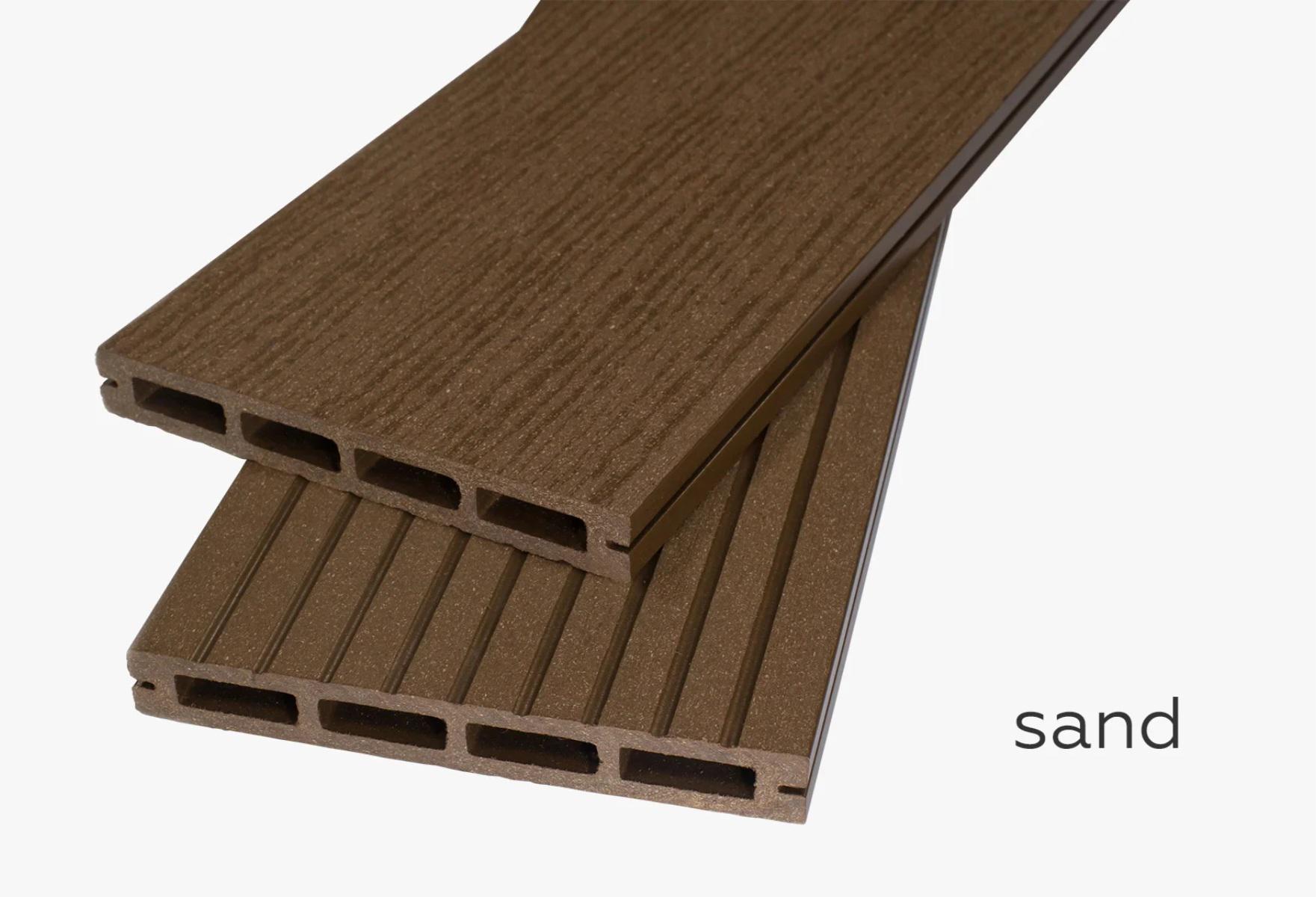 Терасна дошка ДПК WoodLux Step 155х20х2200 мм Sand (28838400) - фото 2 Терасна дошка ДПК WoodLux Step 155х20х2200 мм Sand (28838400) - фото 2