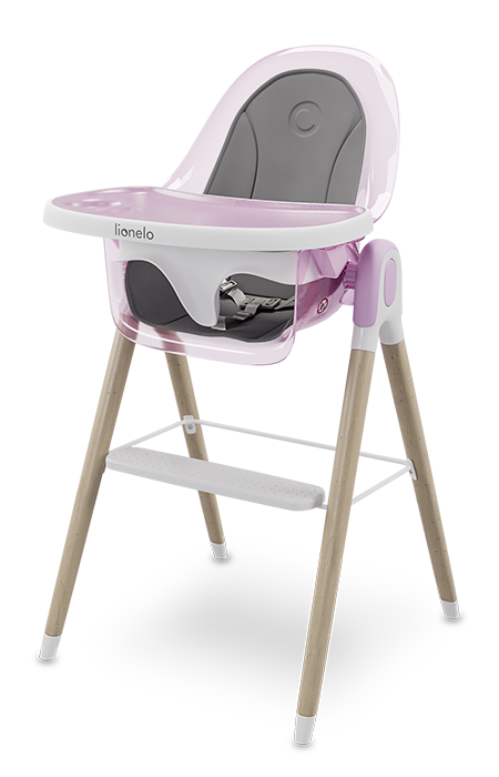Стульчик для кормления 2 в 1 Lionelo Maya Pink/Rose