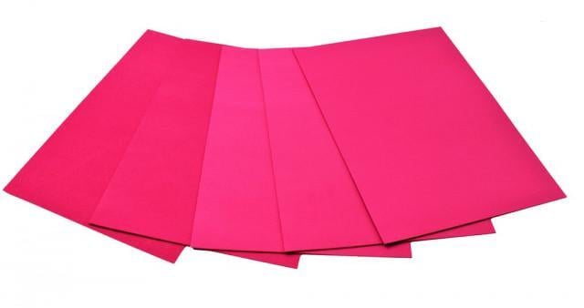 Фоаміран кольоровий А4 2 мм 5 арк. EVA-044 Фуксія (MTT-190690)