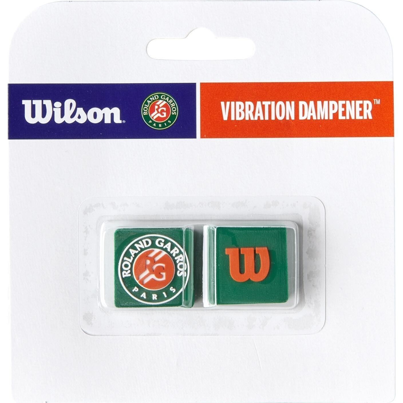 Вибротушители Wilson ROLAND-GARROS DAMPENER 2 шт. Зелено-оранжевый (WR8445801001)