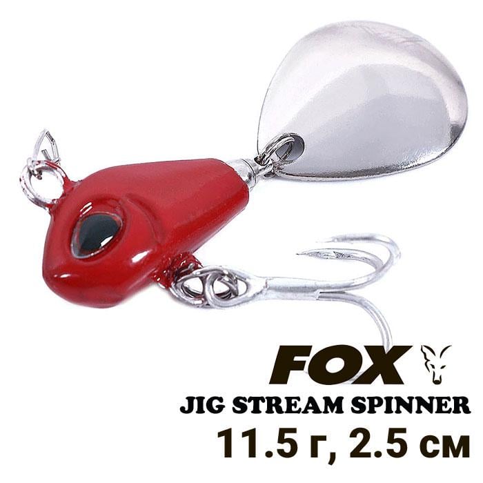 Тейл спиннер Fox Jig Stream Spinner 11,5 г Red (214950) - фото 2