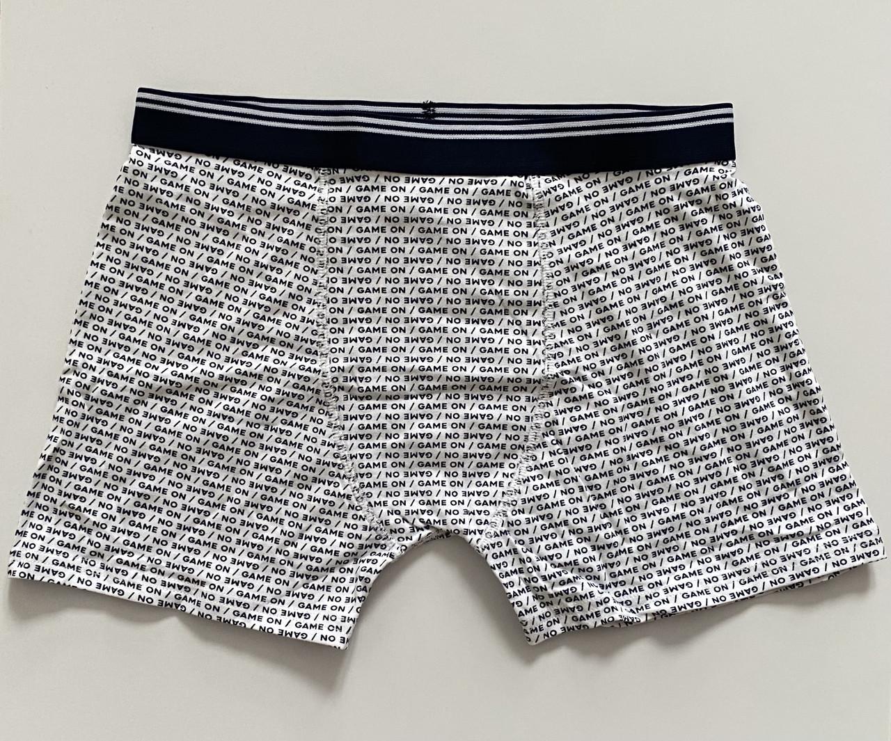 Труси-боксерки на хлопчика Game one Primark 158 см на 14-15 років Білий (2612545348)