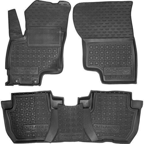 Килимки в салон Avto-Gumm Mitsubishi Outlander PHEV 13- Чорний (11607) Килимки в салон Avto-Gumm Mitsubishi Outlander PHEV 13- Чорний (11607)
