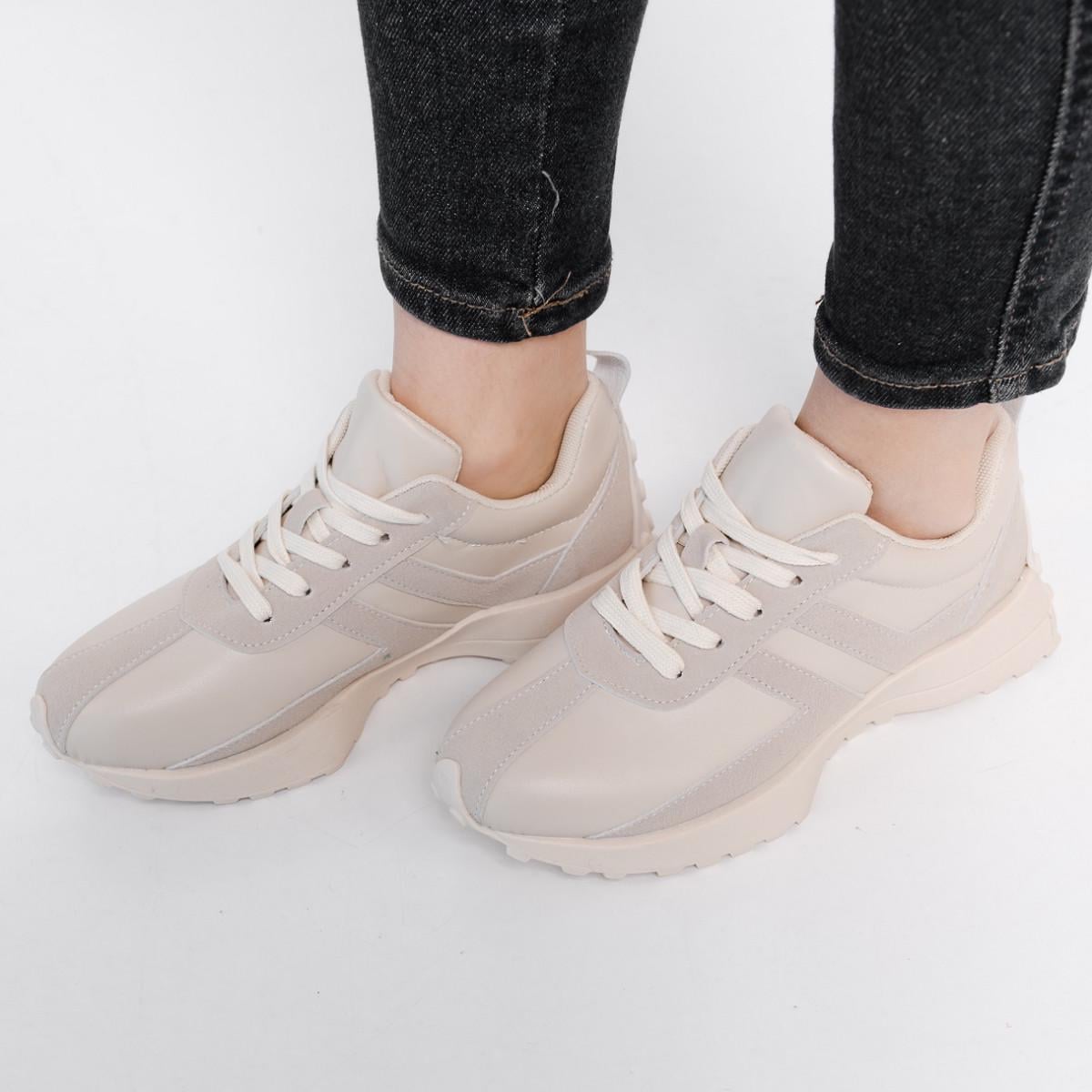 Кросівки жіночі Fashion Joan 3921 р. 36 23 см Молочний (10424742)