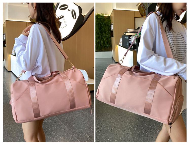 Дорожная сумка женская водонепроницаемая Розовый (kl2451-7) - фото 3