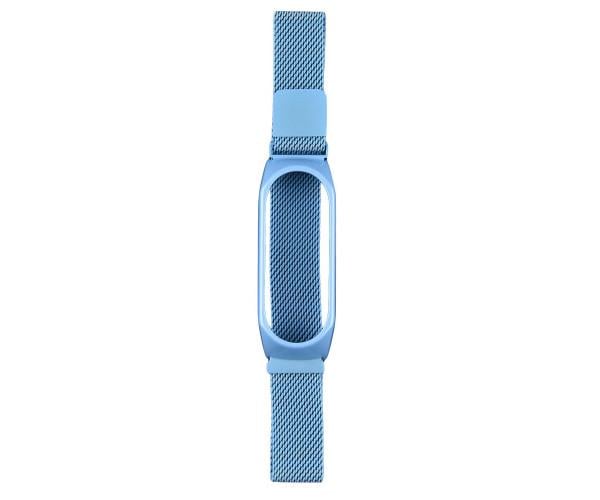 Ремінець Milanese Loop для Xiaomi Mi Band 3/4/5/6 Blue
