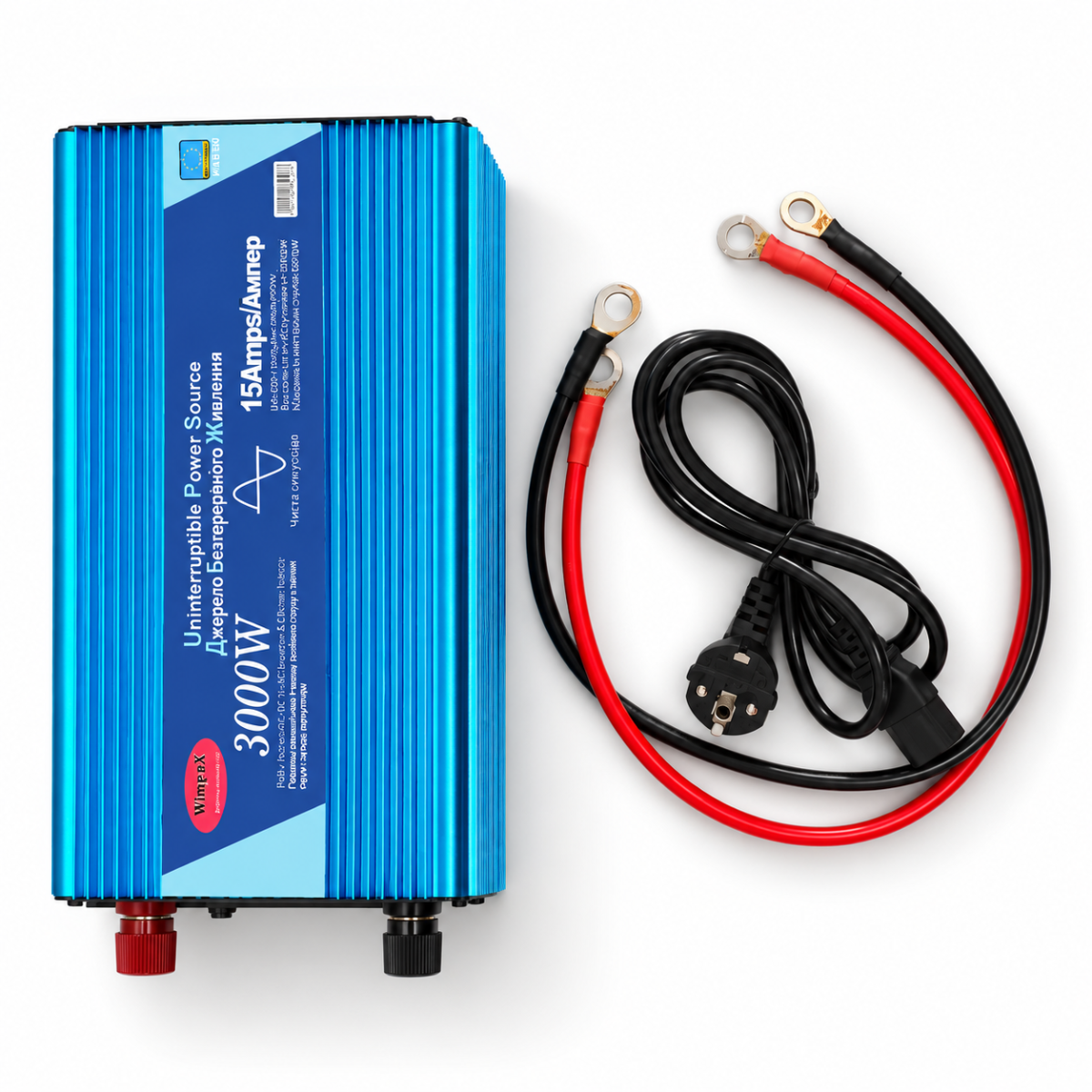 Автомобильный инвертор Power Inverter Wimpex WX-3100 с зарядкой аккумулятора чистая синусоида с 12-220 В 3000W Автомобильный инвертор Power Inverter Wimpex WX-3100 с зарядкой аккумулятора чистая синусоида с 12-220 В 3000W