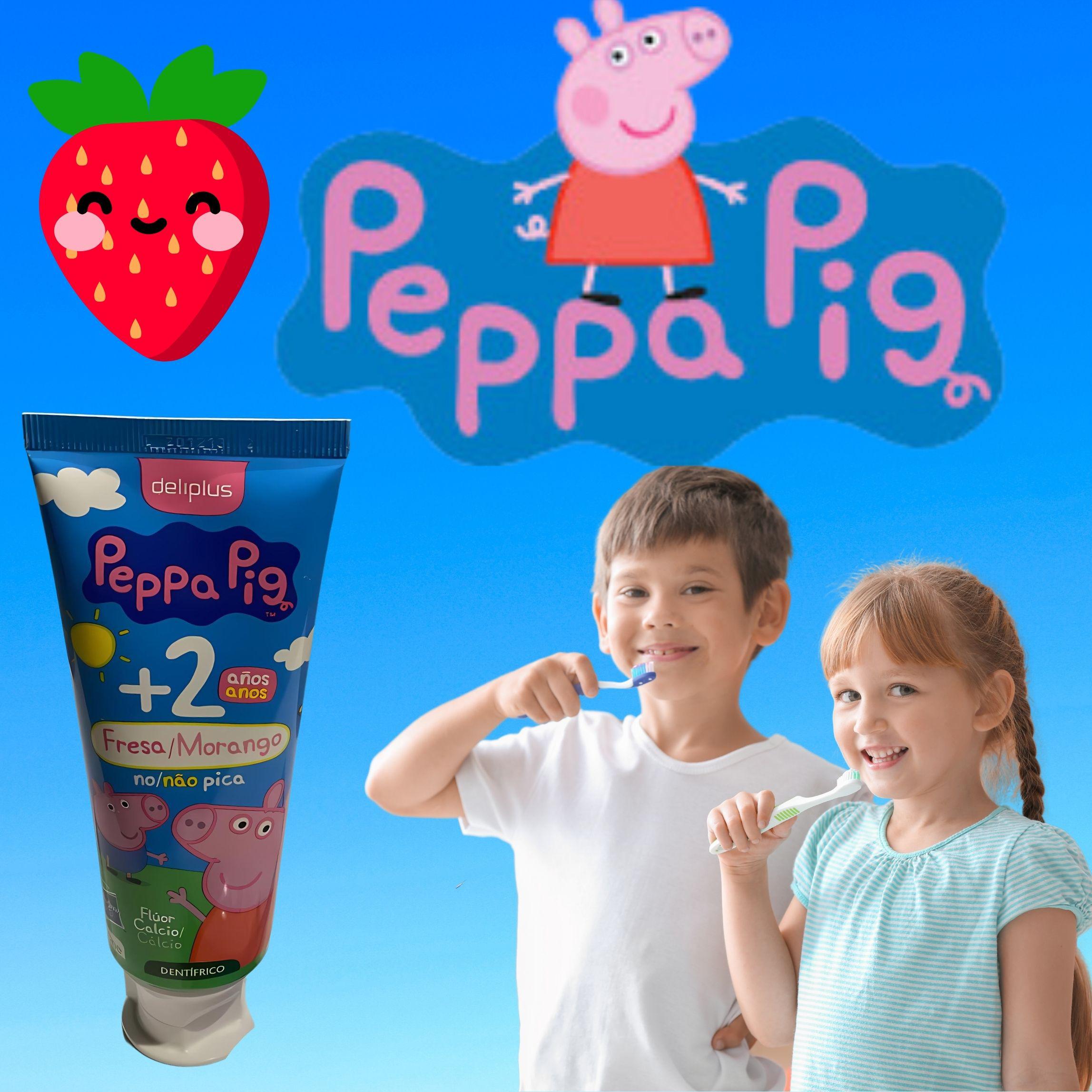 Зубная паста детская Peppa Pig моранго\клубника 75 мл - фото 2 Зубная паста детская Peppa Pig моранго\клубника 75 мл - фото 2