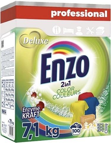 Пральний порошок сипучий для кольорових речей Deluxe Enzo Color на 100 праннь 7,1 кг (2187939942)