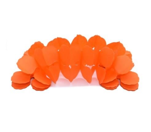 Гірлянда розтяжка паперова 3 м 16x11 см Помаранчевий (82013/12)